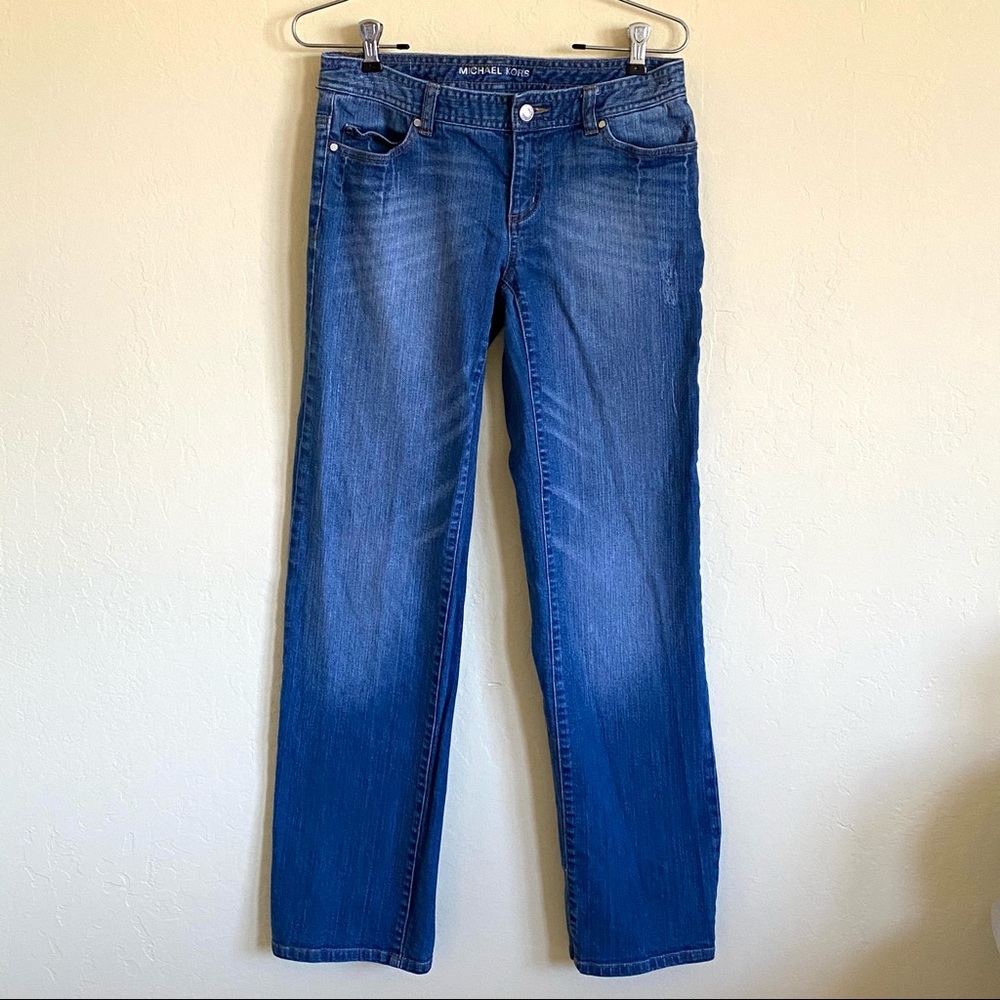 Michael Kors Low Rise Straight Leg Jeans 4